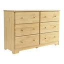 Solid Pine Double Dresser