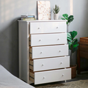 Solid Pine Wood Shaker Style 5 Drawers
