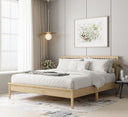 Solid Wood Platform Spindle Bed