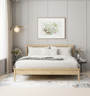 Solid Wood Platform Spindle Bed
