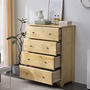 Solid Pine Chest 4 Drawers