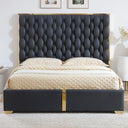 Rollie Vegan Leather Upholstered Bed Frame