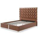 Rollie Vegan Leather Upholstered Bed Frame