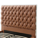 Rollie Vegan Leather Upholstered Bed Frame