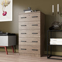 SLD 5 - 5 Deep Drawers 56" Tall Chest