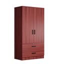 NW 108 - Armoire 2-Door Wardrobe with 2-Drawers