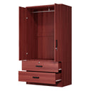 NW 108 - Armoire 2-Door Wardrobe with 2-Drawers