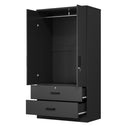 NW 108 - Armoire 2-Door Wardrobe with 2-Drawers