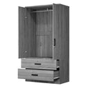 NW 108 - Armoire 2-Door Wardrobe with 2-Drawers