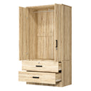 NW 108 - Armoire 2-Door Wardrobe with 2-Drawers