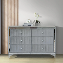 Monique Velvet Double Dresser - 6 Drawers