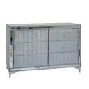 Monique Velvet Double Dresser - 6 Drawers