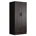 C111 - 2 Doors Engineered Wood Wardrobe