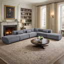 Vivienne Collection Luxury L-shape Sectional Sofa