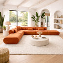 Vivienne Collection Luxury L-shape Sectional Sofa