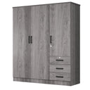 Violet Armoire With 3 Drawers & Shelves