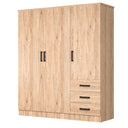 Violet Armoire With 3 Drawers & Shelves