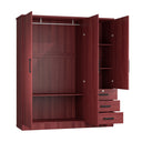 Violet Armoire With 3 Drawers & Shelves