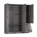 Violet Armoire With 3 Drawers & Shelves