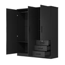Violet Armoire With 3 Drawers & Shelves