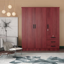 Violet Armoire With 3 Drawers & Shelves