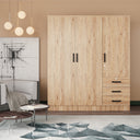 Violet Armoire With 3 Drawers & Shelves