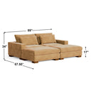 Isabella Corduroy Sofa & Chaise