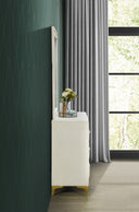 Monique Velvet Double Dresser With Mirror