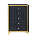 Monique Velvet Chest - Fully Assembled