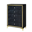 Monique Velvet Chest - Fully Assembled